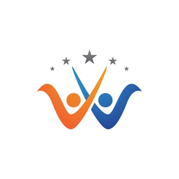 Community, network and social icon vector
