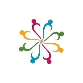 Community, network and social icon vector