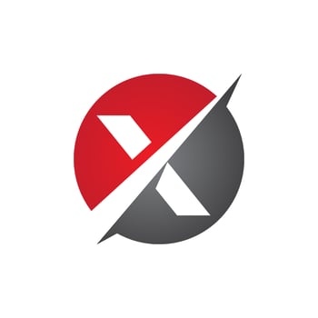 X Letter Logo Template vector icon