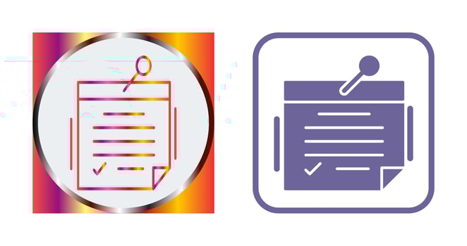 Note Vector Icon