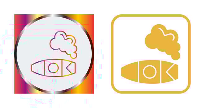 Cigar Vector Icon