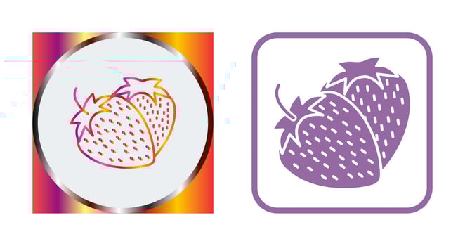 Strawberry Vector Icon