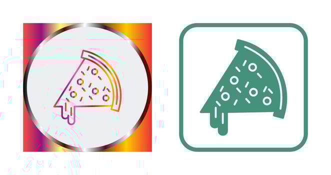 Pizza Slice Vector Icon