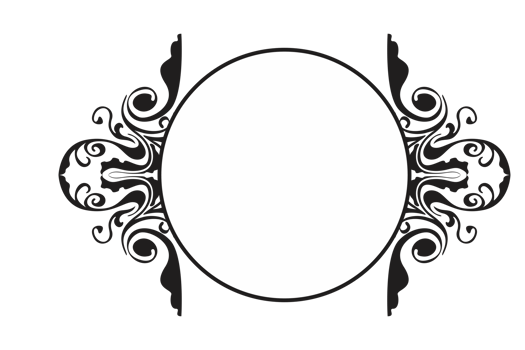 Swirl Ornament Border With Transparent Background png