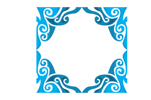 Swirl Ornament Border With Transparent Background png