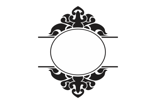 Wave Ornament Border With Transparent Background png