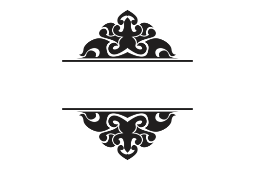 Wave Ornament Border With Transparent Background png