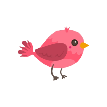Cute Bird Png image, Art illustration image