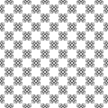 Black seamless abstract pattern. Overlay for background and backdrop. Ornamental design. PNG graphic illustration with transparent background.