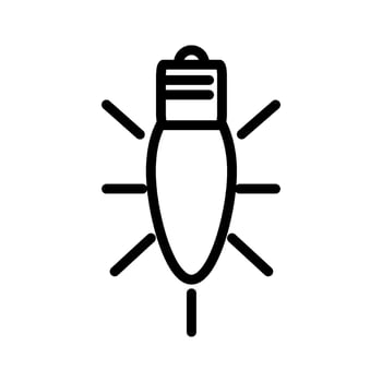 christmas light bulb icon design vector