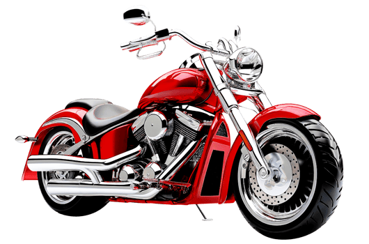 Cruiser motorbike png luxurious motorcycle red motorcycle png cruiser motorbike transparent background Ai Generated