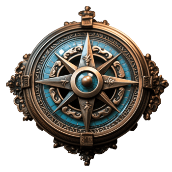 Vintage compass png antique compass png old compass png vintage navigation png antique navigation png old navigation png compass transparent background Ai Generated