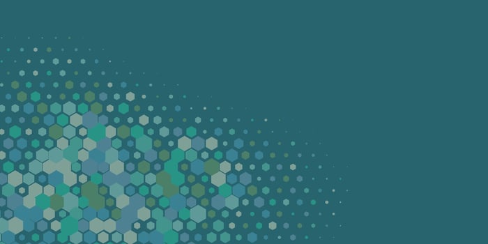 Geometric Multi size Hexagon with multi Color Background vector