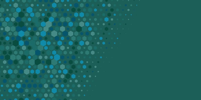 Geometric Multi size Hexagon with multi Color Background vector