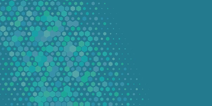 Geometric Multi size Hexagon with multi Color Background vector