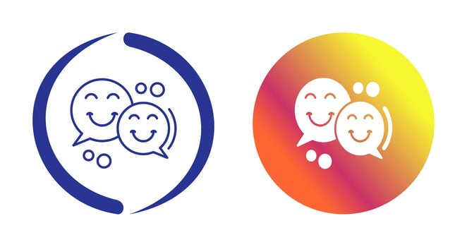 Chatting Vector Icon