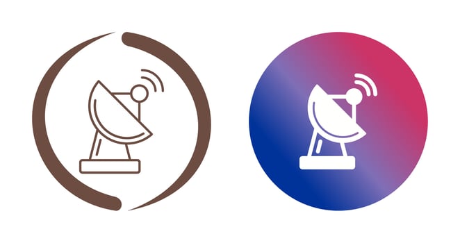 Radar Vector Icon