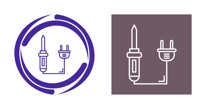 Soldering Iron Vector Icon