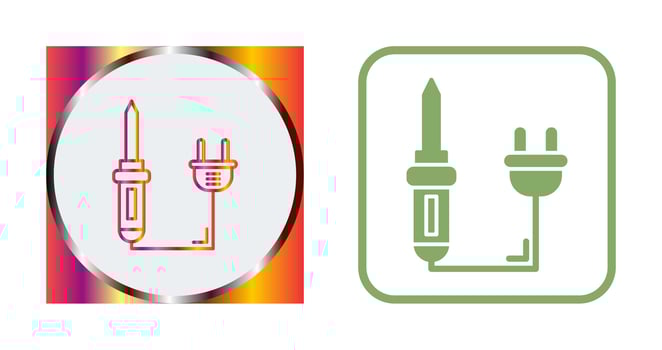 Soldering Iron Vector Icon