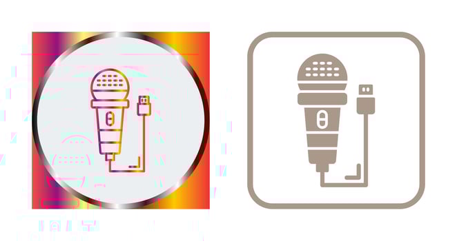 Microphone Vector Icon