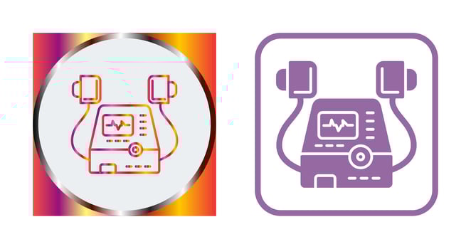 Defribillator Vector Icon
