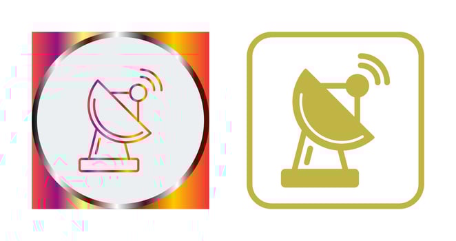 Radar Vector Icon