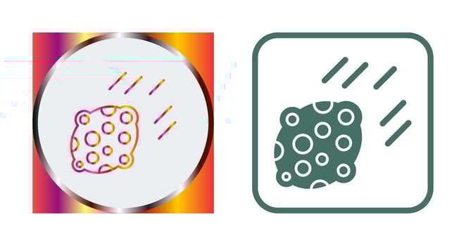 Asteroid Vector Icon