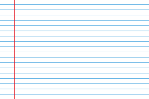 Blank white worksheet notebook and back to school design. png