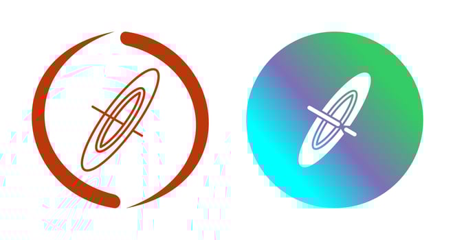 Black Hole Vector Icon