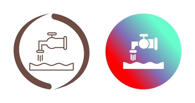 Water House Vector Icon