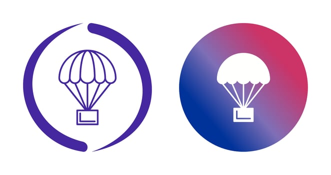 Parachute Vector Icon