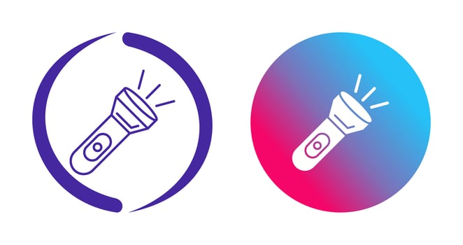 Flash Light Vector Icon