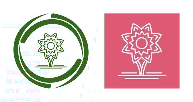 Daffodil Vector Icon