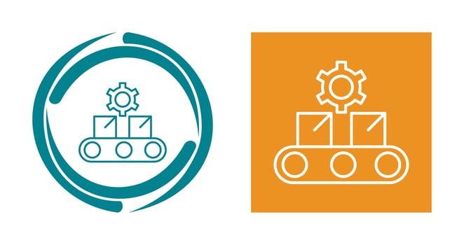 Conveyor Belt Vector Icon