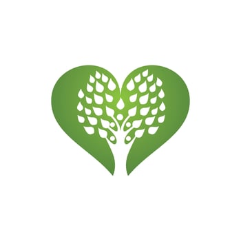 Tree branch vector ilustration design