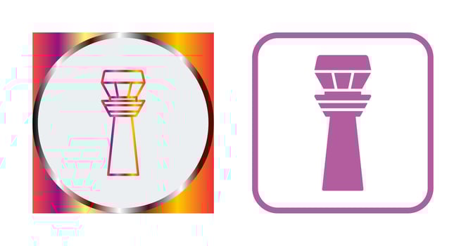 Control Tower Vector Icon