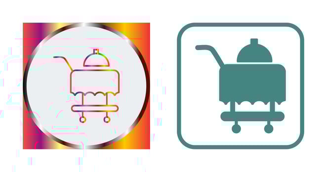 Room Service Vector Icon