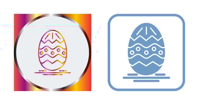 Easter Egg Vector Icon