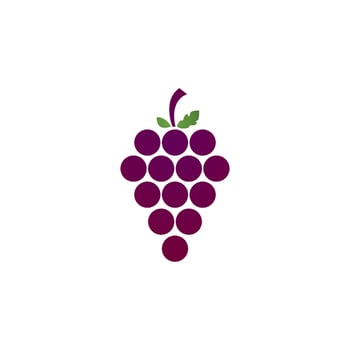 Grapes vector icon illustration design