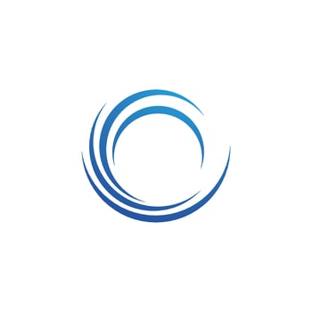 Water wave icon vector