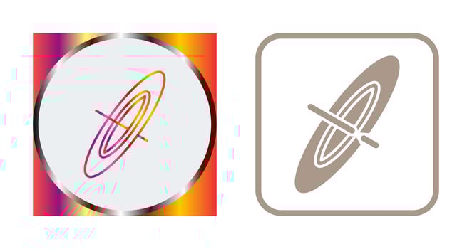 Black Hole Vector Icon