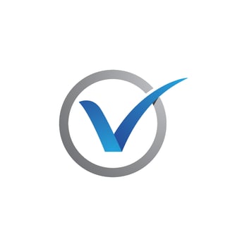 V Letter Logo Template vector