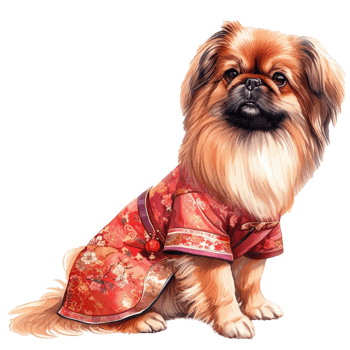 Cute pets in festive costumes, AI Generated png