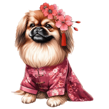 Cute pets in festive costumes, AI Generated png