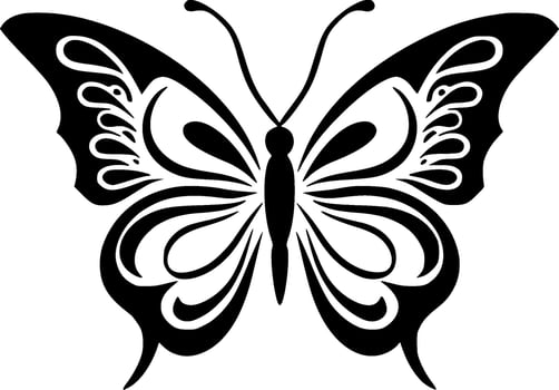 Butterfly - Minimalist and Flat Logo - Vector illustration