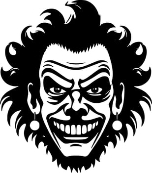 Clown - High Quality Vector Logo - Vector illustration ideal for T-shirt graphic