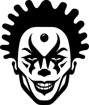 Clown - High Quality Vector Logo - Vector illustration ideal for T-shirt graphic
