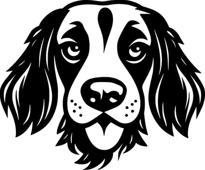 Dog - Minimalist and Flat Logo - Vector illustration