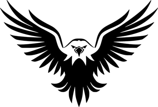Eagle - Minimalist and Flat Logo - Vector illustration