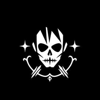 Gothic, Black and White Vector illustration